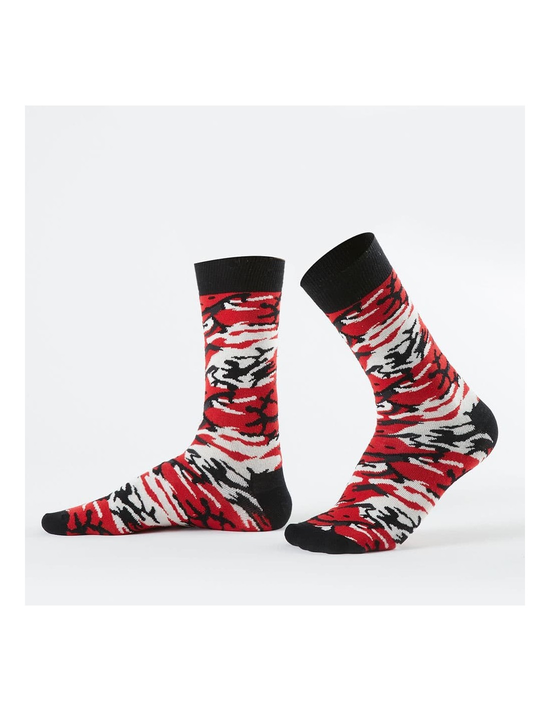 Men\'s red camo socks SM23 - Online store - Boutique